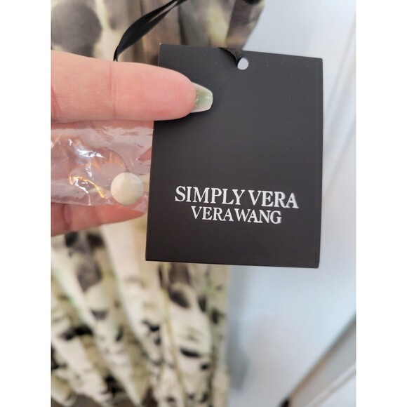 NWT Simply Vera Vera Wang Midi Dress Size XL Spring Easter Sundress - Picture 4 of 8